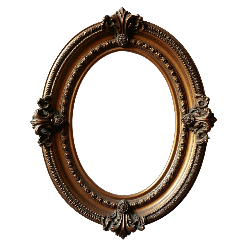 Ornate Oval Frame